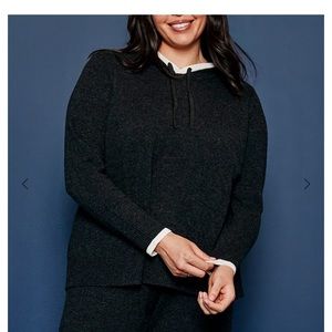 SUMMERSALT The Coziest Cashmere Blend Hoodie, size 1x